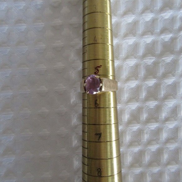 Vintage Amethyst Ring 10K AS IS - Picture 7 of 12